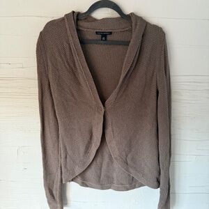 Banana Republic | S | Taupe Knit Open Front Cardigan